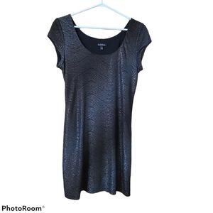 Le Château Black Shimmery Dress